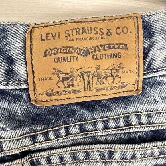 Vintage Levi's Jeans Women 26x31 Acid Wash Mom USA 80s Orange Tab High Rise - Picture 8 of 15